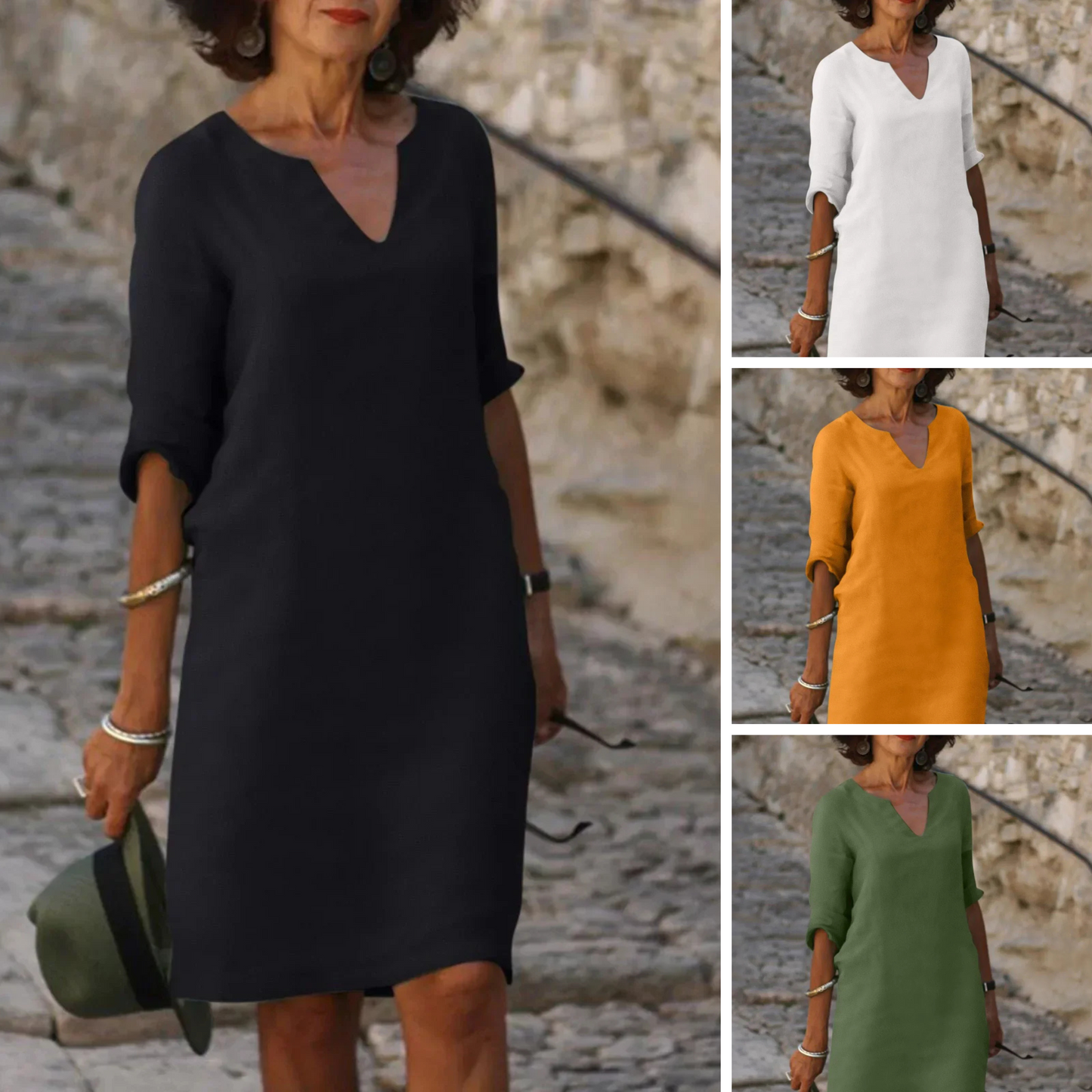 Josette™ | Elegante Jurk met V-hals