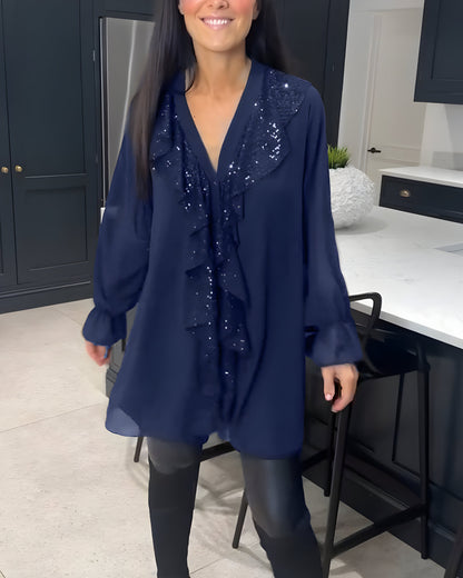 Skylar™ | Elegante Blouse met Volants