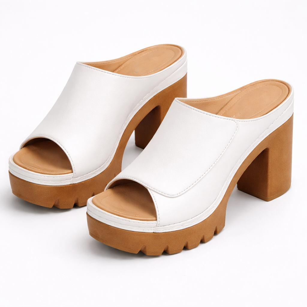 Mizella | Elegante Platform Sandalen met Dikke Hak