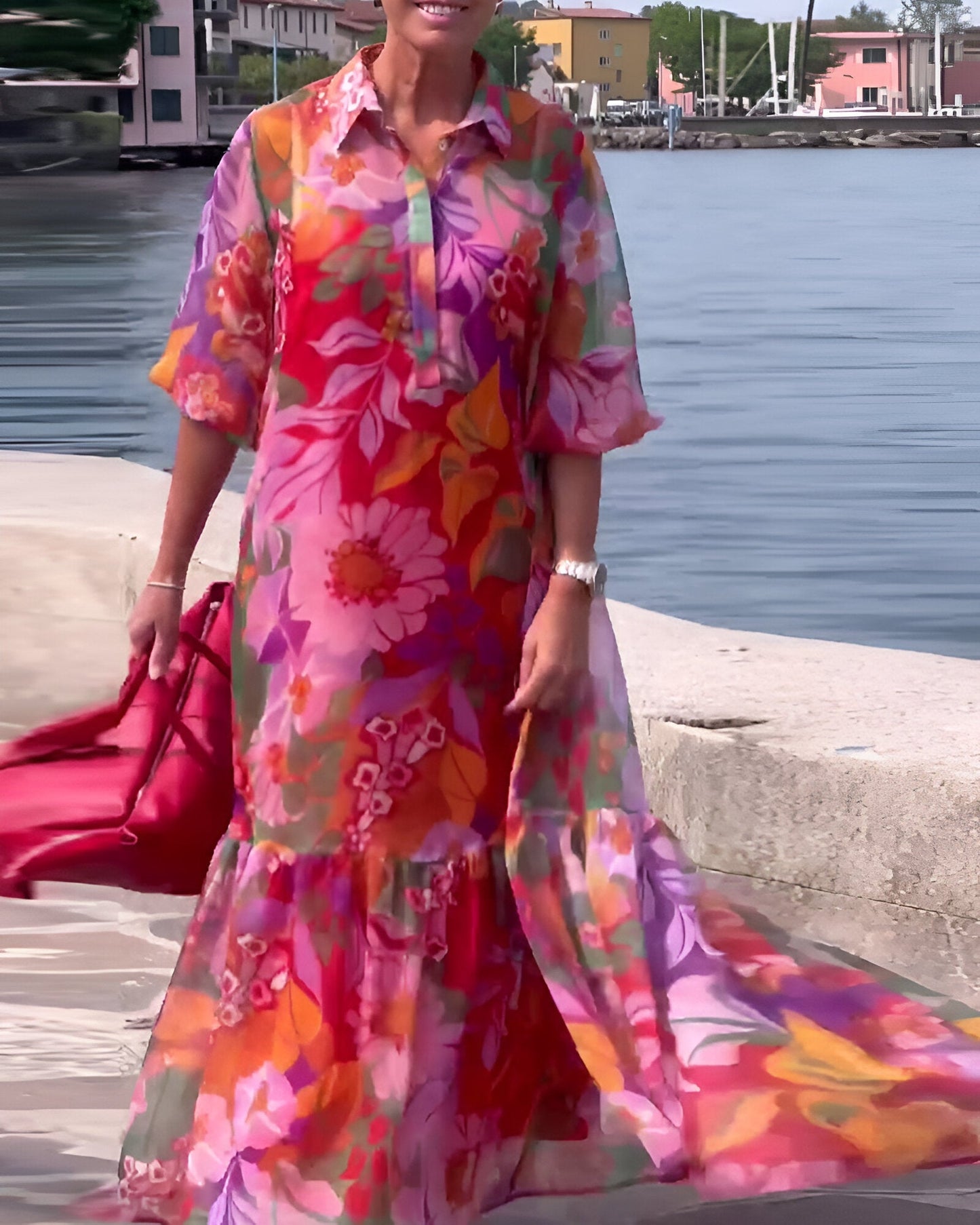 Camila™ | Kleurrijke Maxi Jurk