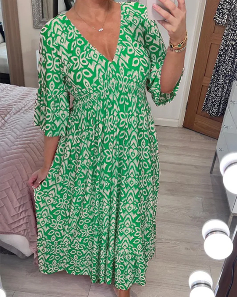 Élina™ | Elegante Maxi Jurk met Print