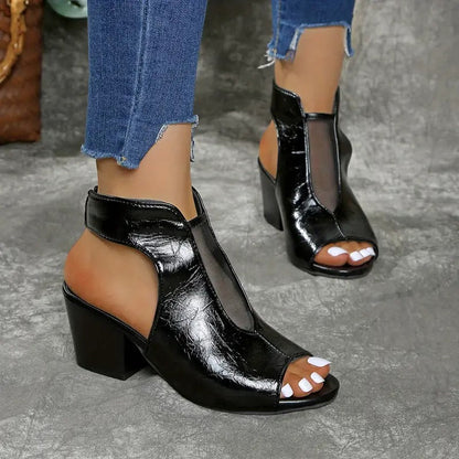 Valeria | Romeinse Sandalen met Open Hak