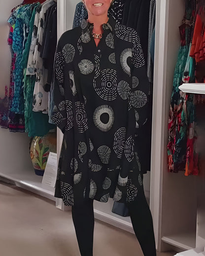 Véra™ | Geometrische Jurk