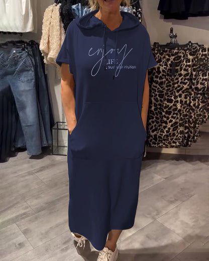 Mélina™ | Zachte hoodie jurk