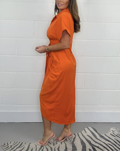 Anouk™ | Luxe Plissé Jurk