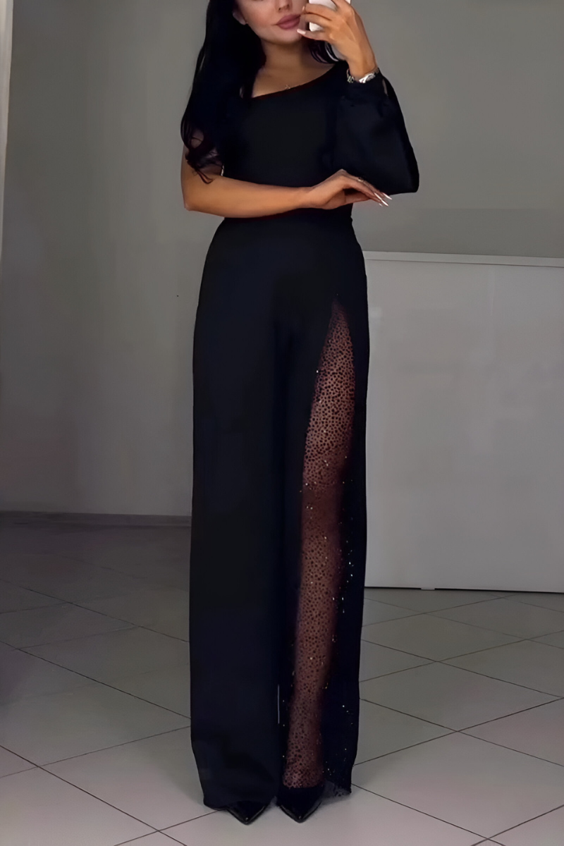 Léonie™ | Elegante Jumpsuit met Brede Benen