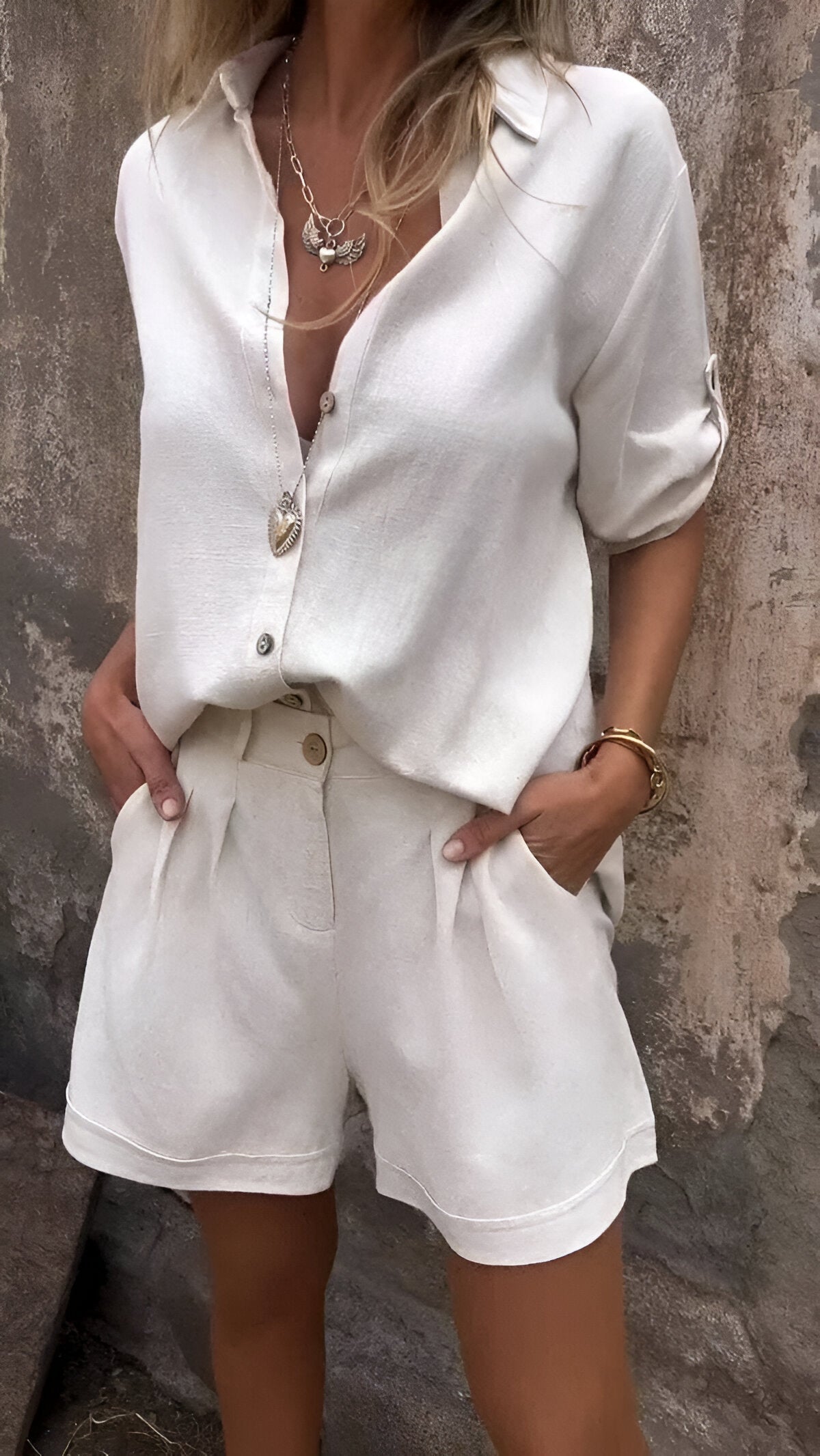 Linnea™ | Luchtige linnen set