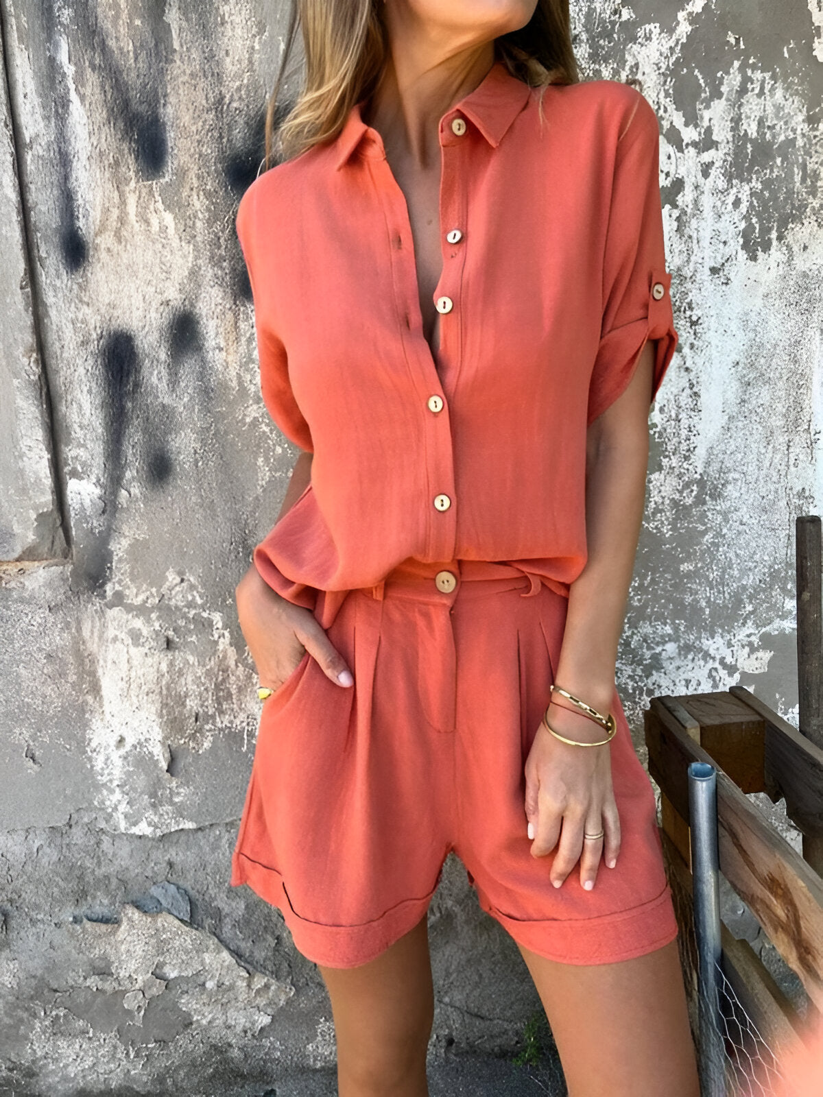 Linnea™ | Luchtige linnen set