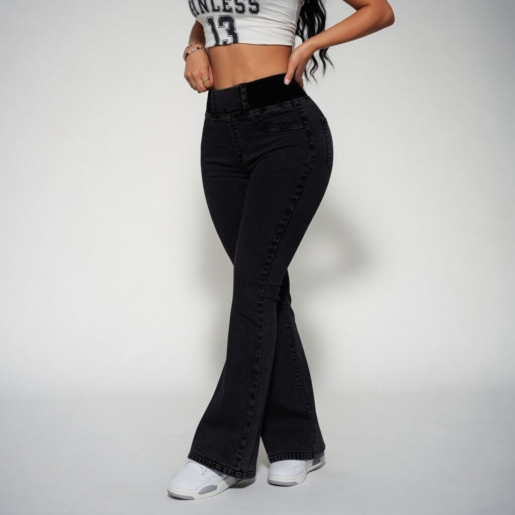 Véryliane™ — Hoge taille flared jeans