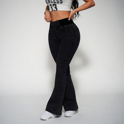 Véryliane™ — Hoge taille flared jeans