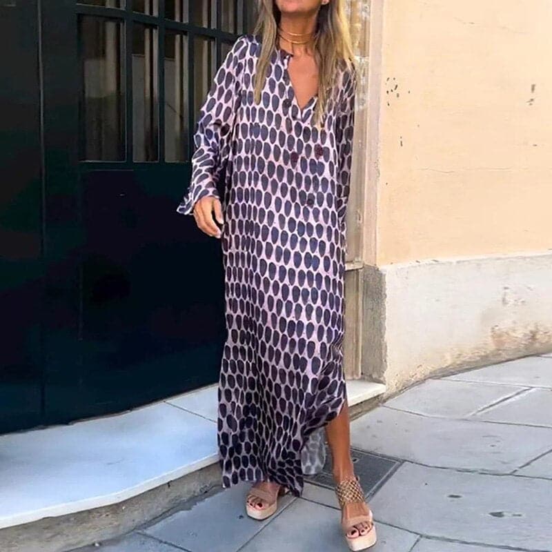 Amélie™ | Luxe Maxi Jurk met V-Hals