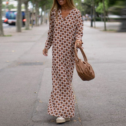 Amélie™ | Luxe Maxi Jurk met V-Hals