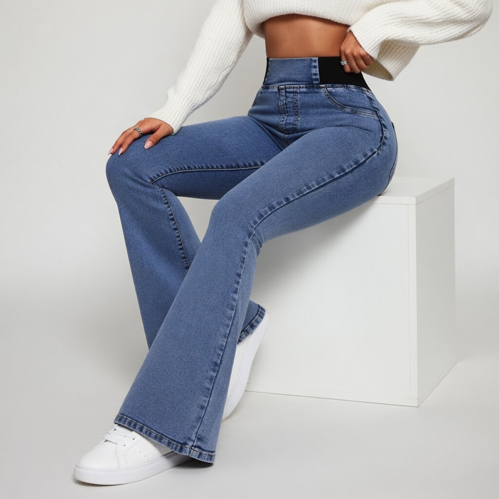 Véryliane™ — Hoge taille flared jeans
