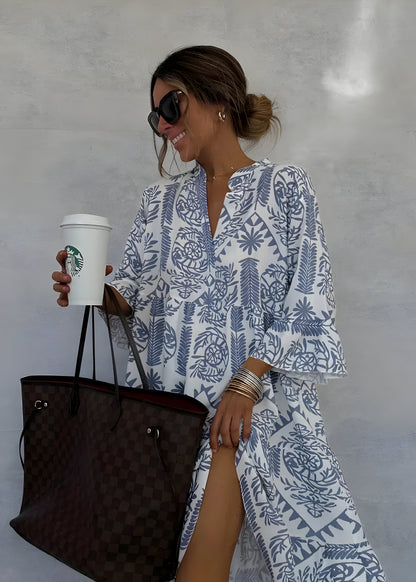 Idalina™ | Trendy Print Jurk