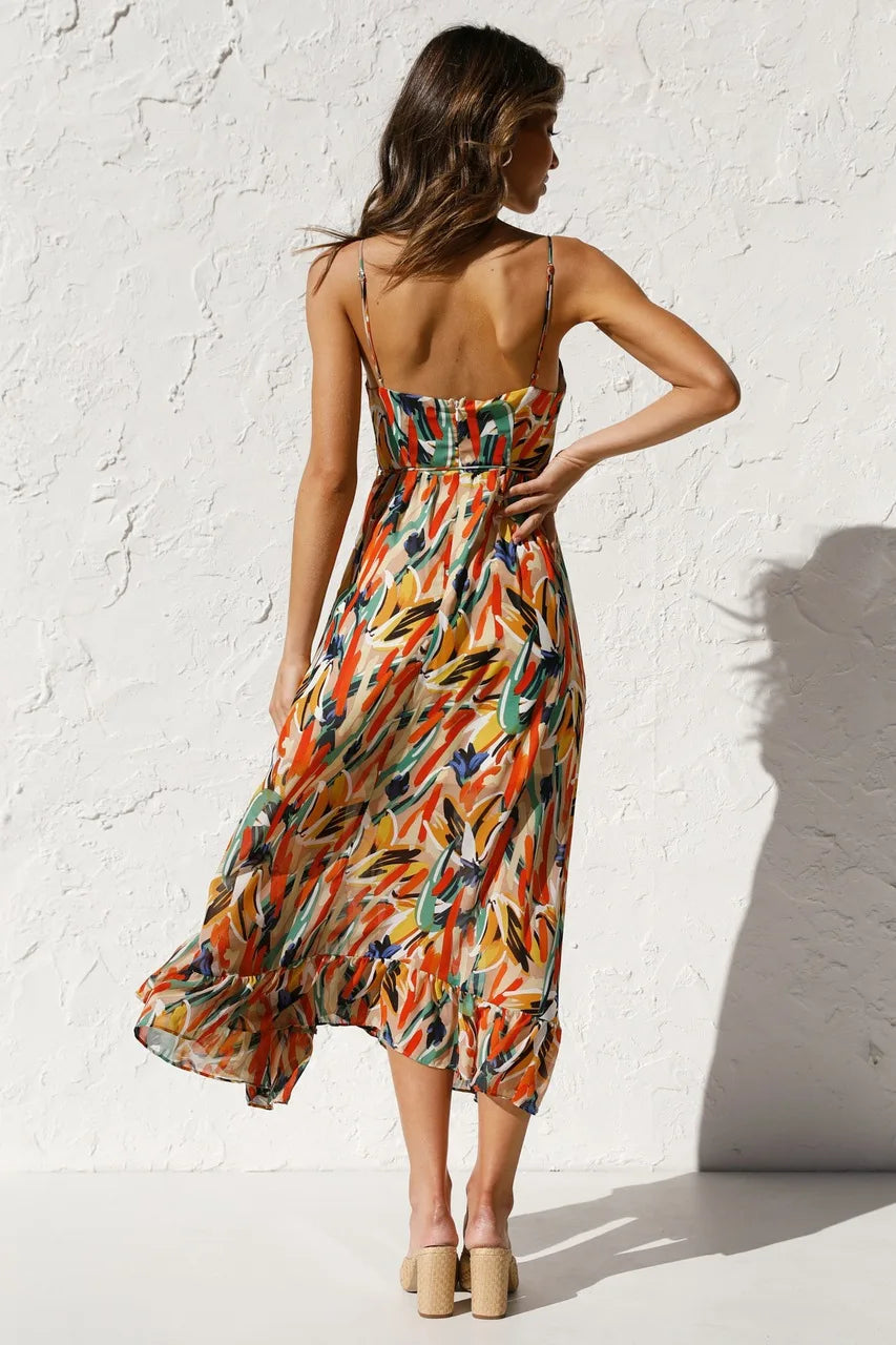 Gisèle™ | Elegante Jurk in Tijdloze Kleuren