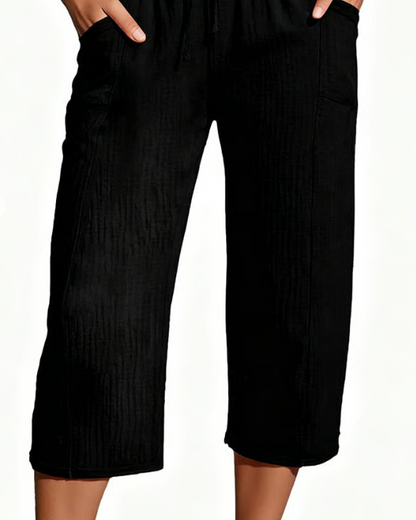 Olivia™ | Katoenen Cropped Comfortbroek