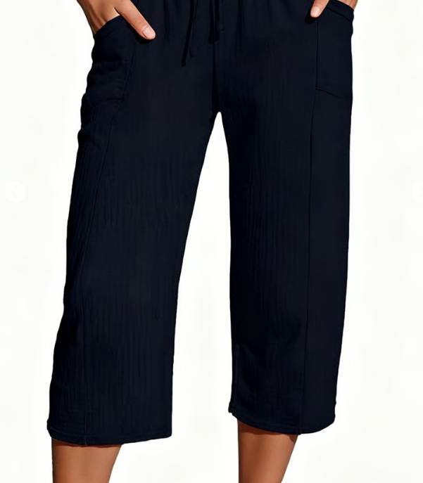 Olivia™ | Katoenen Cropped Comfortbroek