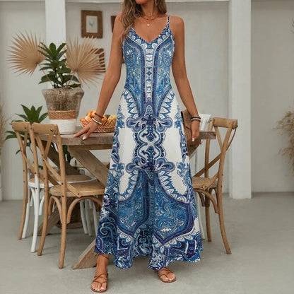 Jasmijn™ | Maxi Jurk met Print