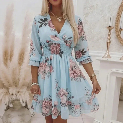 Noa™ | Bloemenjurk met V-Hals