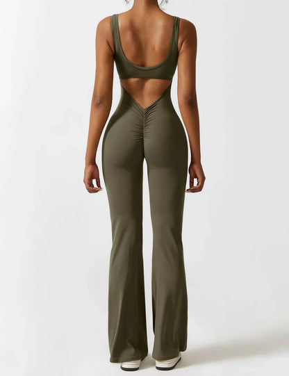 NOËLLE™ | Trendy & Flatterende V-Back Jumpsuit