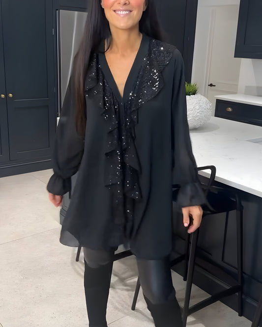 Skylar™ | Elegante Blouse met Volants
