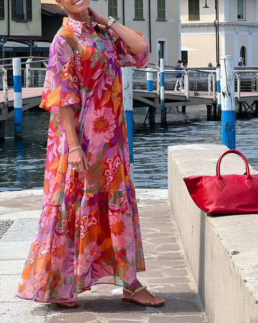 Camila™ | Kleurrijke Maxi Jurk