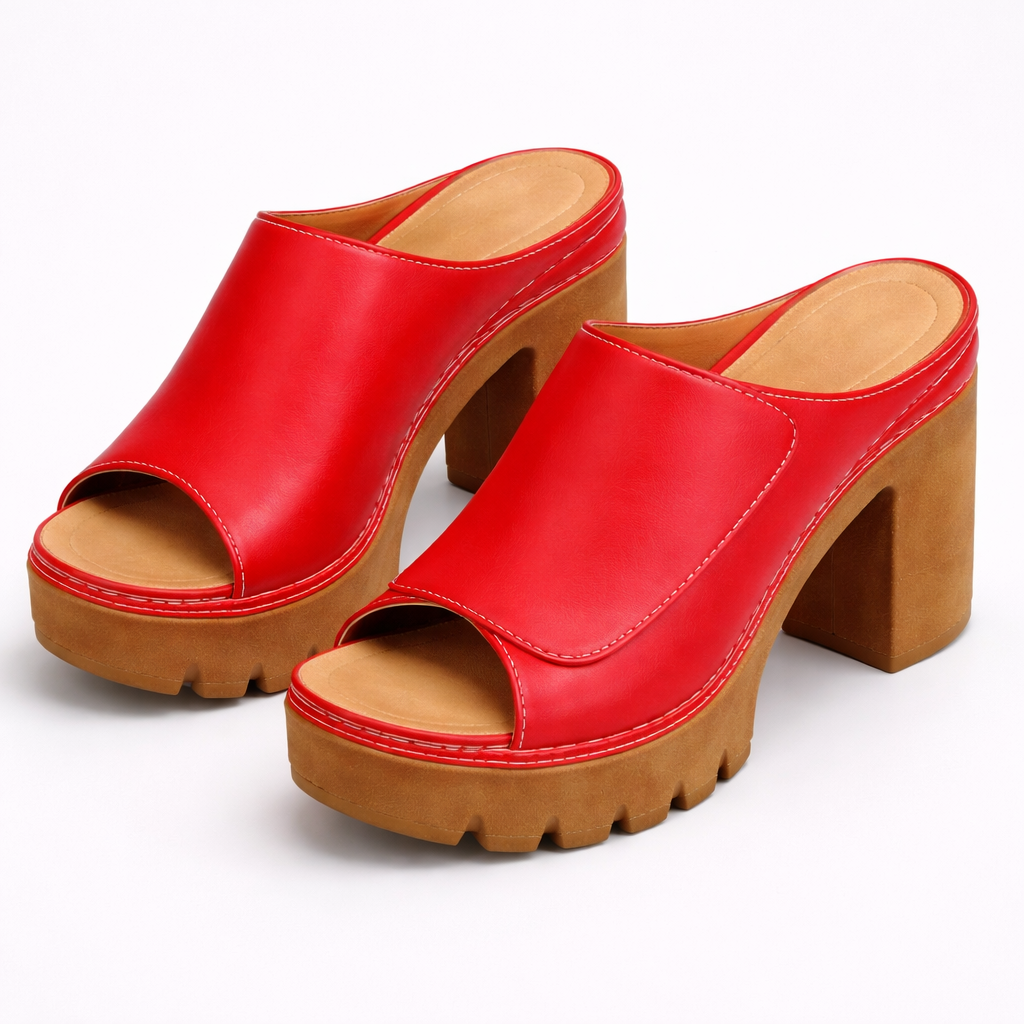 Mizella | Elegante Platform Sandalen met Dikke Hak