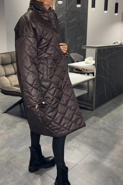 Noor™ | Omkeerbare Puffer Jas met Luipaardprint