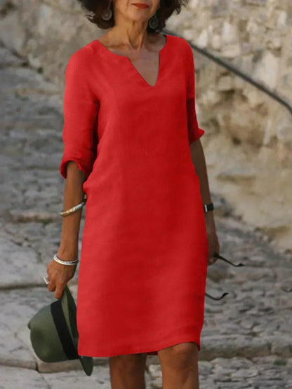 Josette™ | Elegante Jurk met V-hals