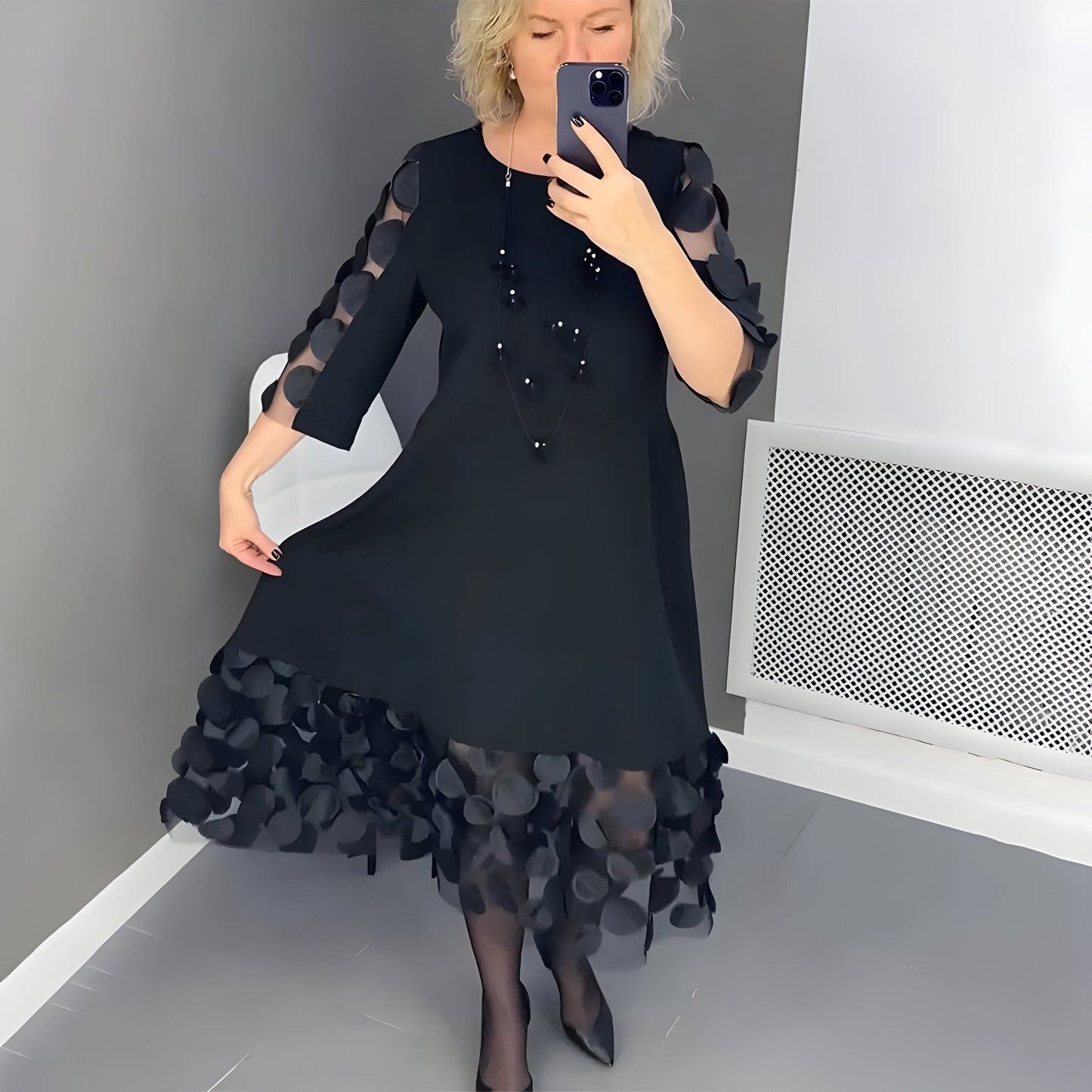 Sarah™ | Midi-jurk met Elegante Details
